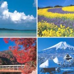 Khí hậu Nhật Bản theo mùa xuân hạ thu đông và theo từng vùng